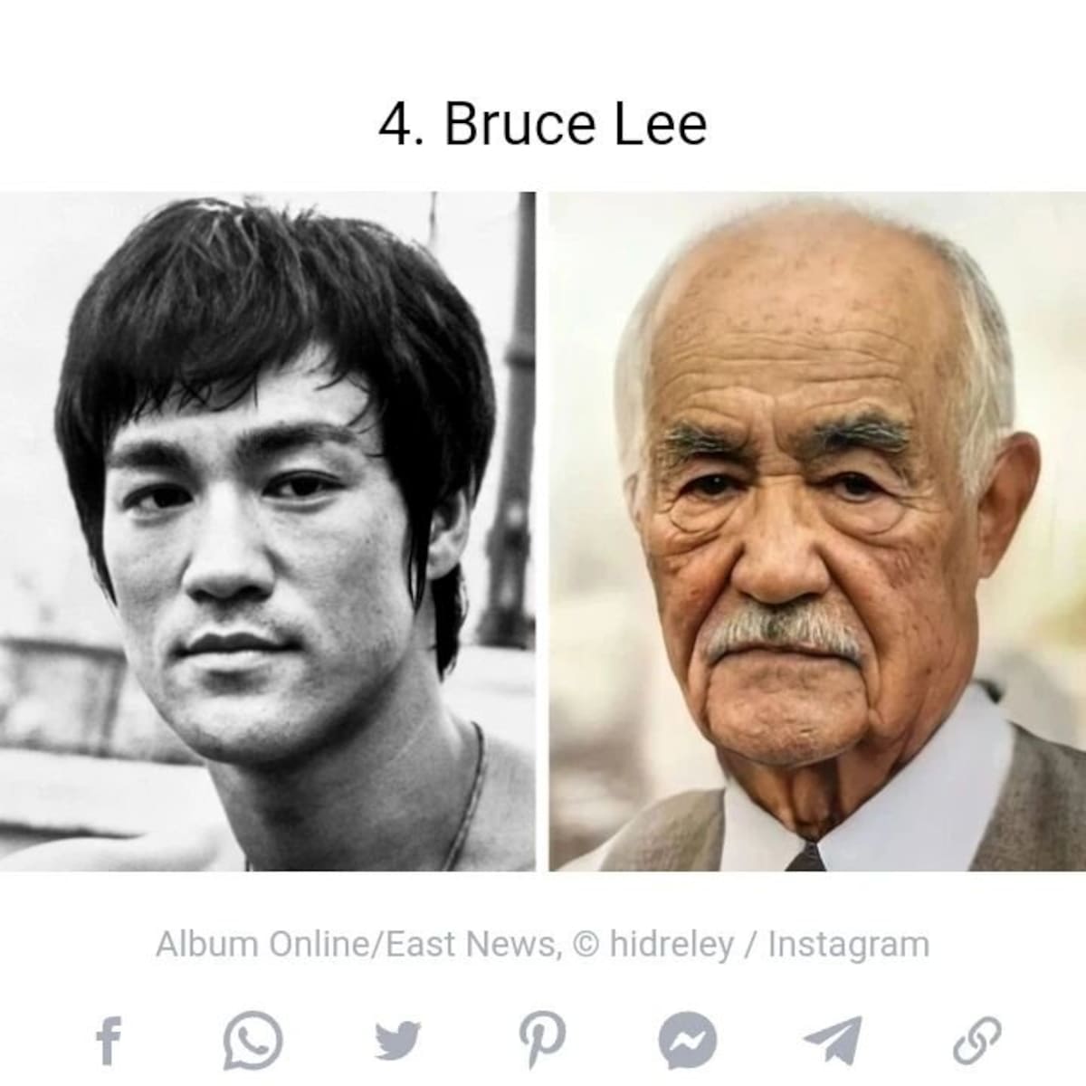 Así se vería Bruce Lee en la actualidad según la Inteligencia Artificial