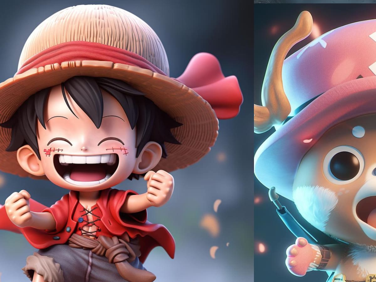 One Piece: Así se verían los personajes en su versión chibi según una inteligencia artificial