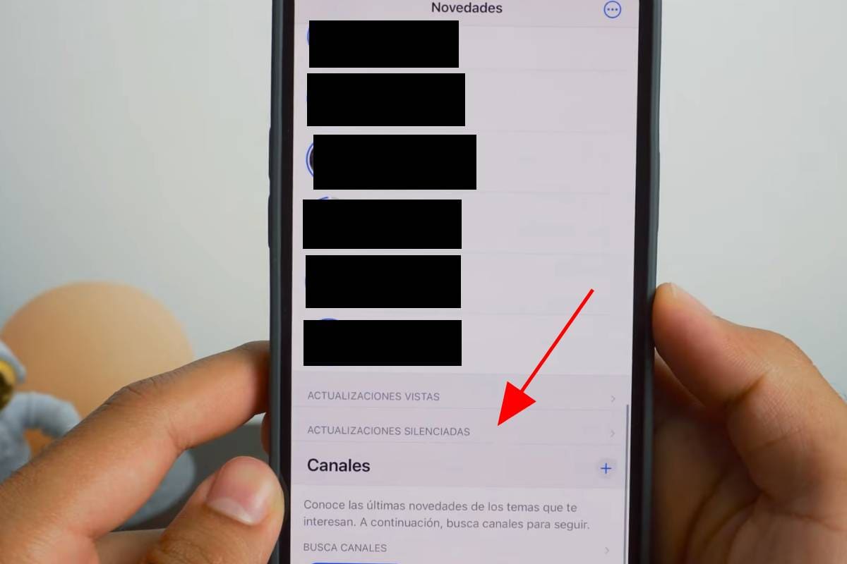 Sólo tienes que deslizar hasta el fondo para poder visualizar aquellos estados pendientes