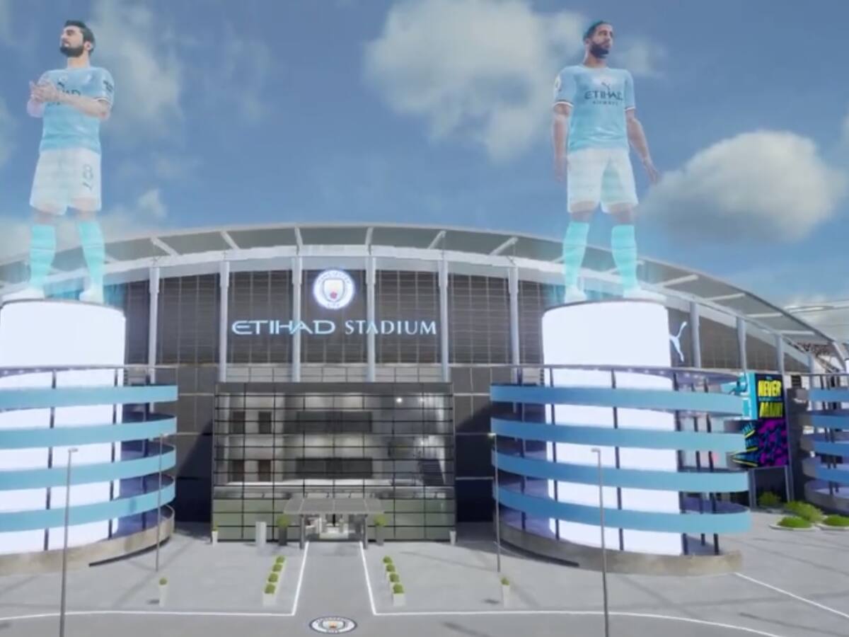 Así es el metaverso que mostró Sony del Manchester City