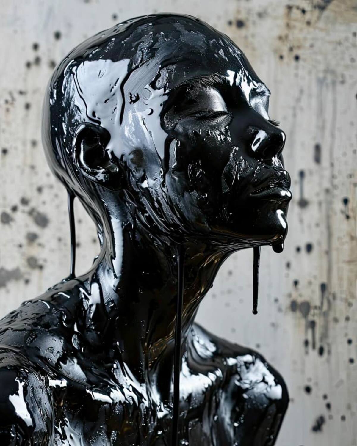 Las personas en forma de petróleo según una inteligencia artificial