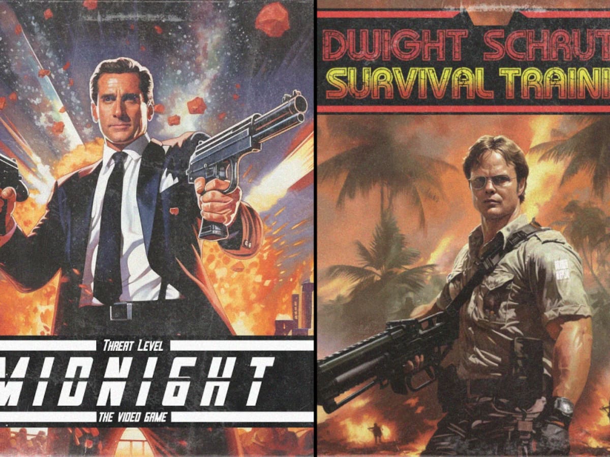 The Office: Así lucen los personajes en videojuegos ochenteros retro según inteligencia artificial