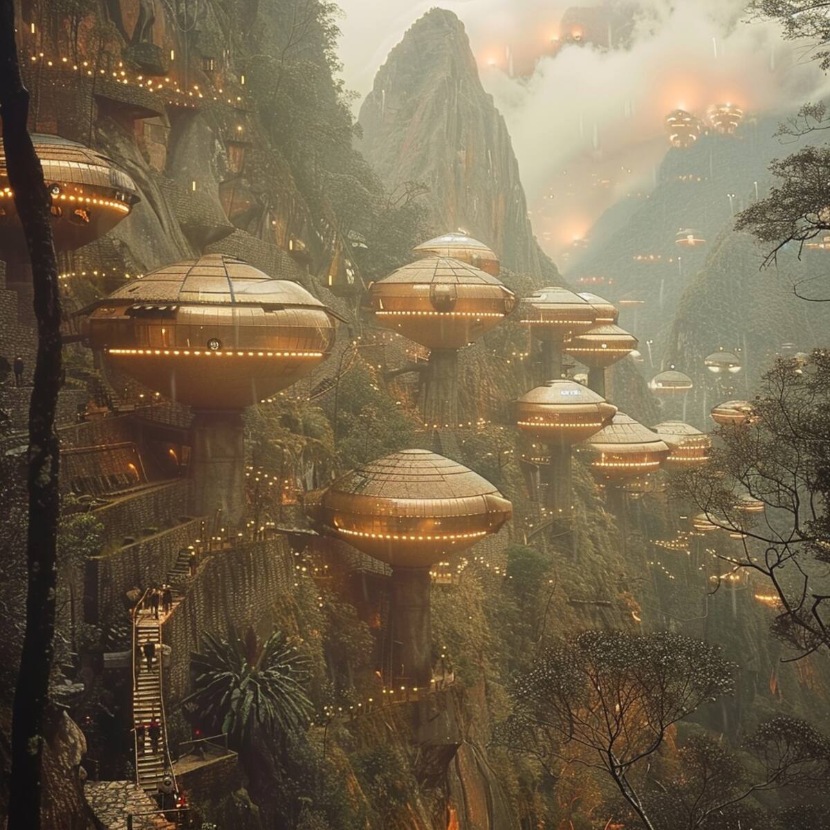 Machu Picchu es una ciudad impresionante que se encuentra en lo alto de una montaña y está rodeada de otras cumbres nevadas