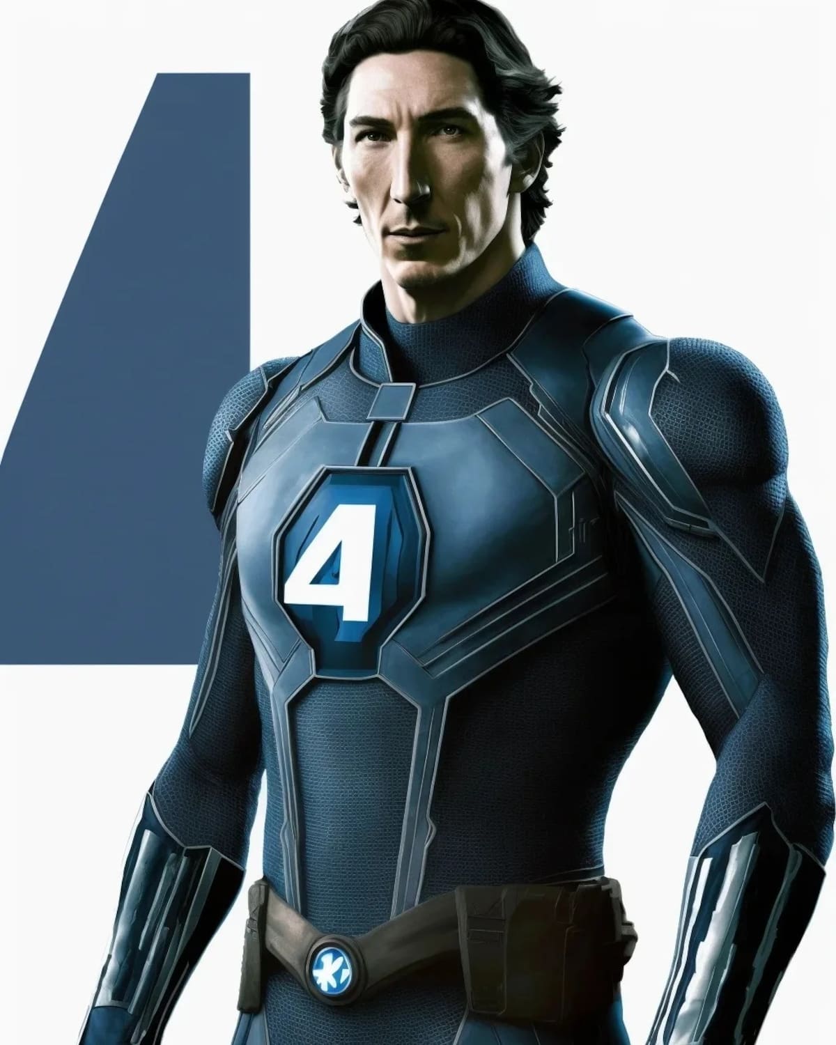 Adam Driver como Red Richards según una IA