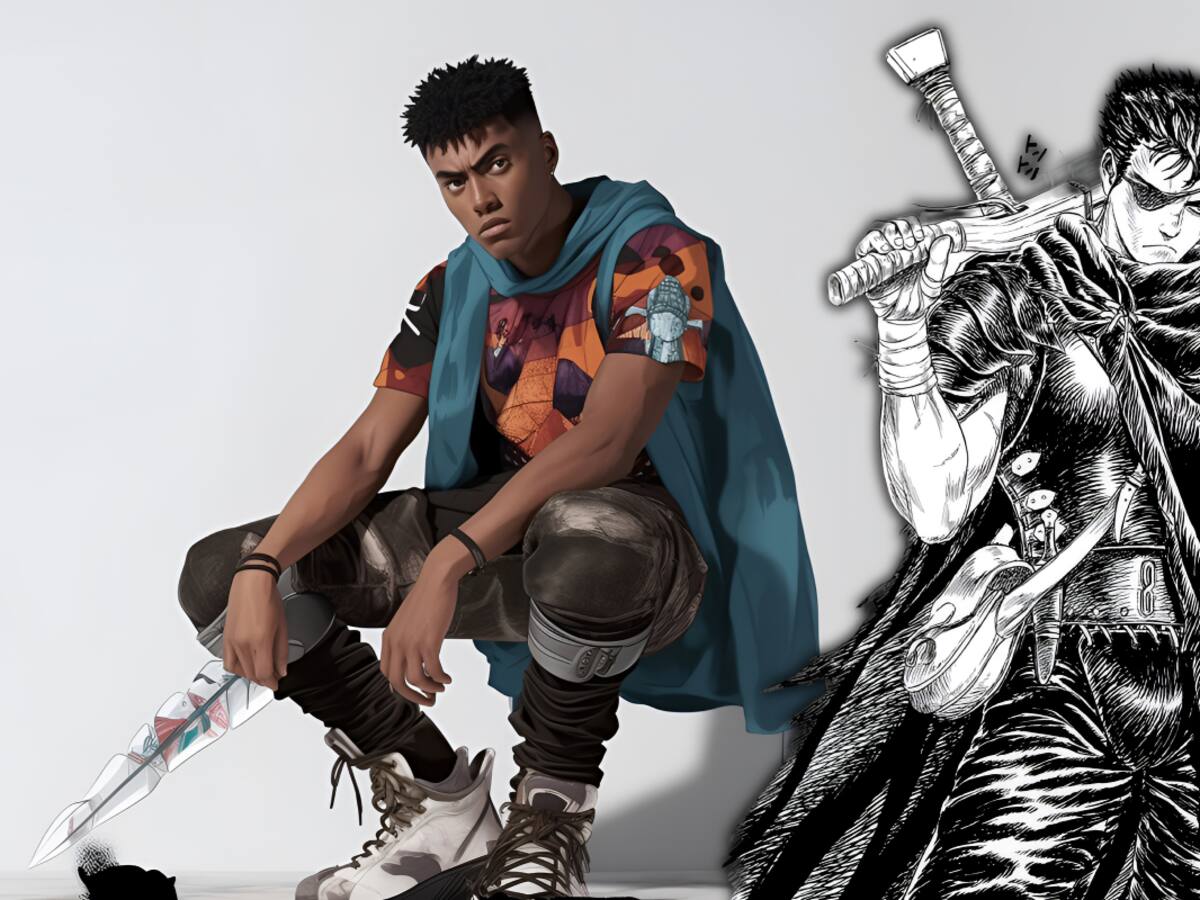 Así luce Guts de “Berserk” como adolescente aesthetic, mostró la IA
