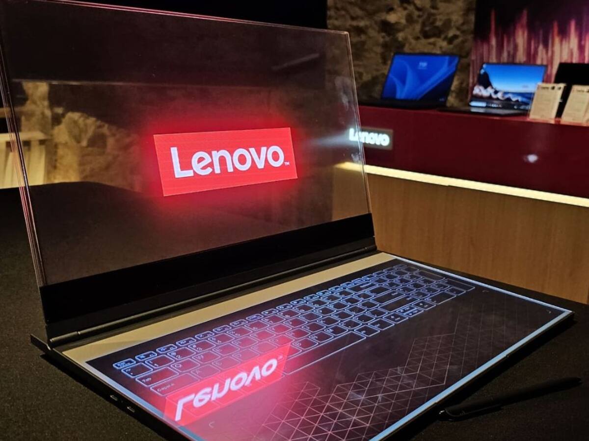 Nueva computadora “transparente” de Lenovo asombra a internet, ¿el futuro de la computación?