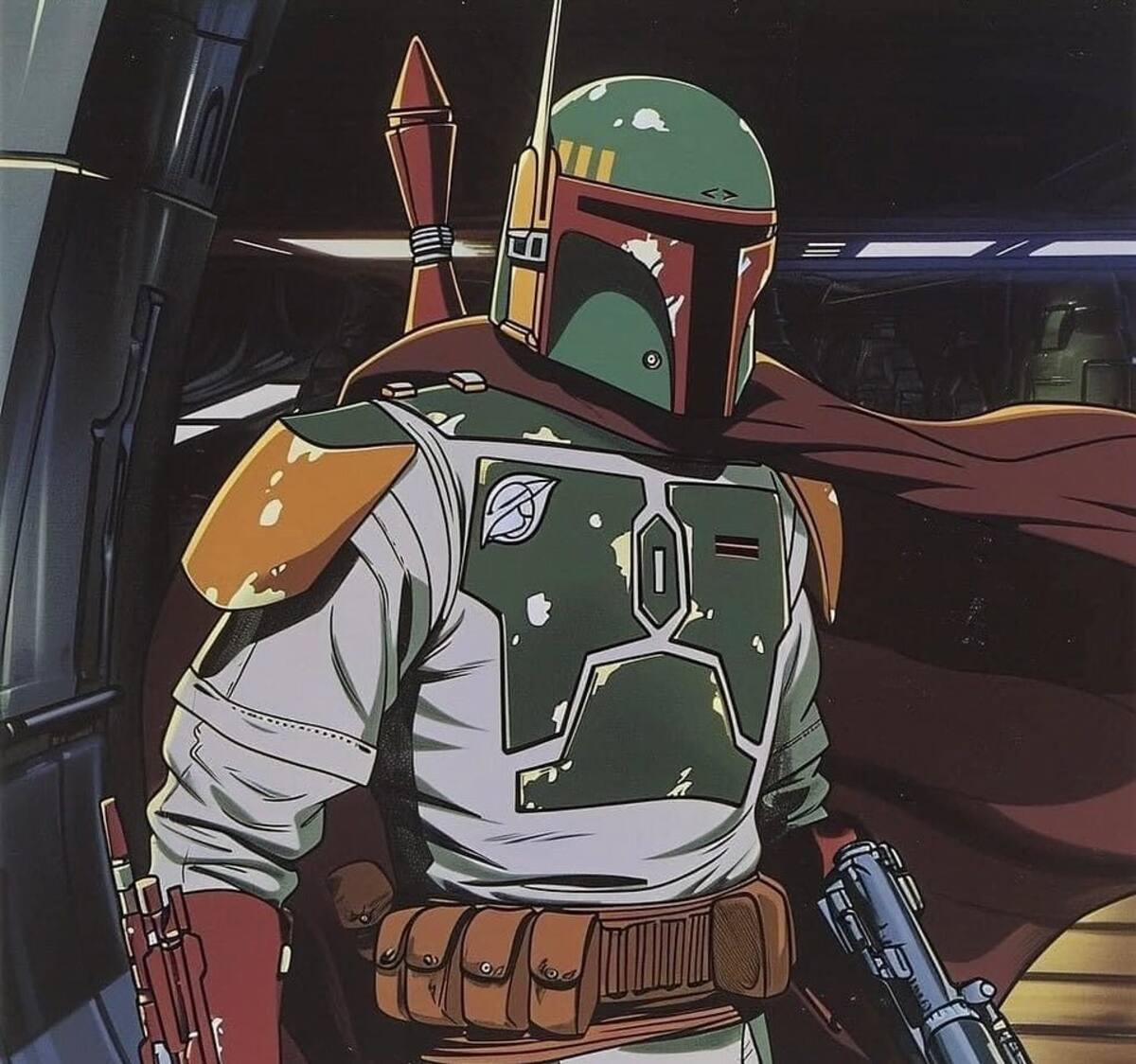 Bobba Fett en versión Ghibli según una IA