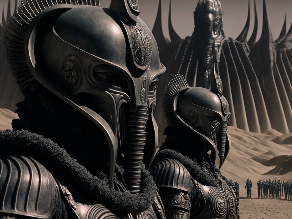 Así se vería DUNE si tuviera el estilo de Giger, según la inteligencia artificial