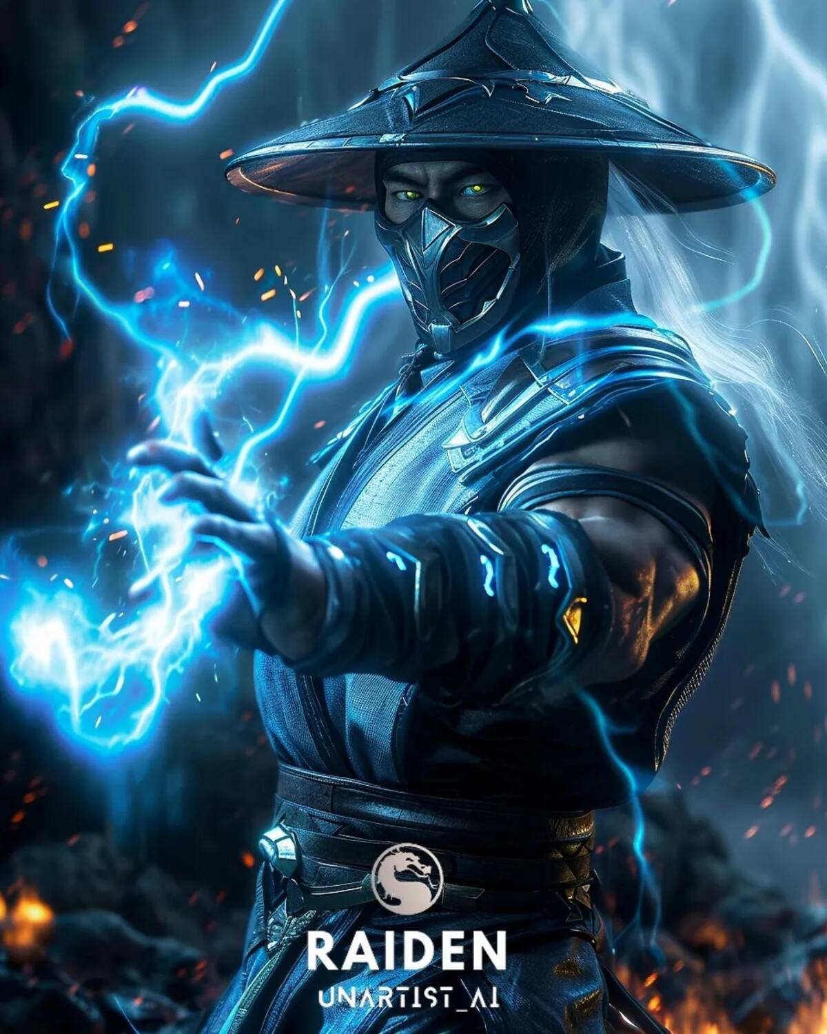 Habilidad de Raiden para sorprender al teleportarse estratégicamente.