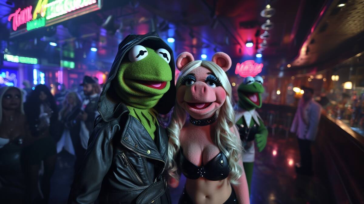 Muppets en el estilo MAtrix según una IA
