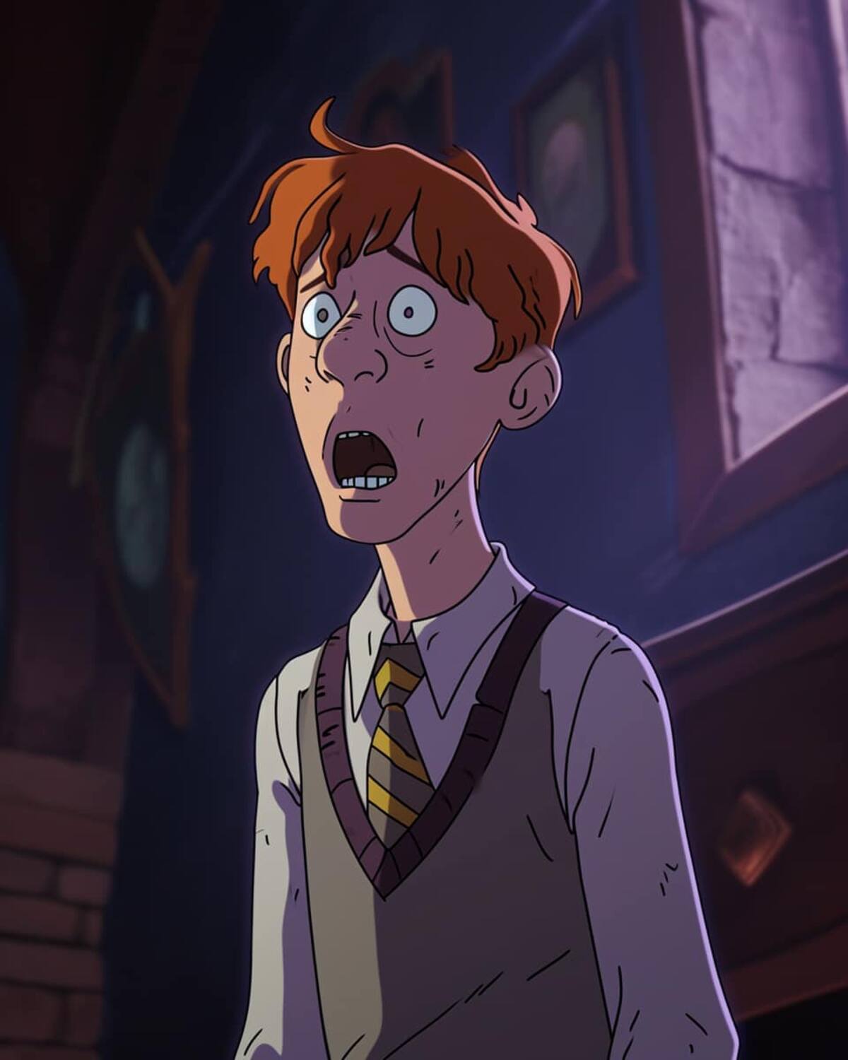 Ron en estilo Ghibli según una IA