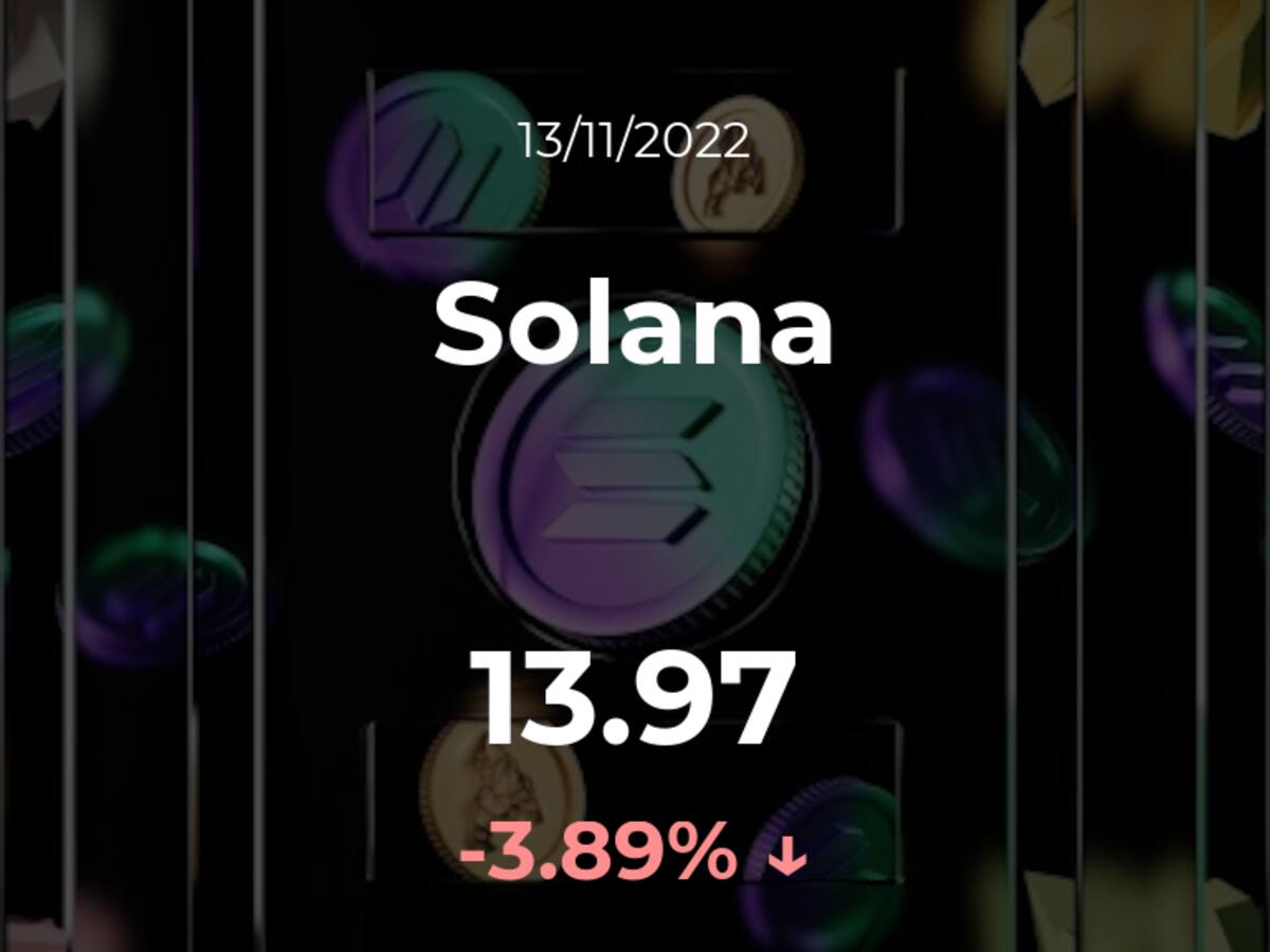 Precio del Solana del 13 de noviembre