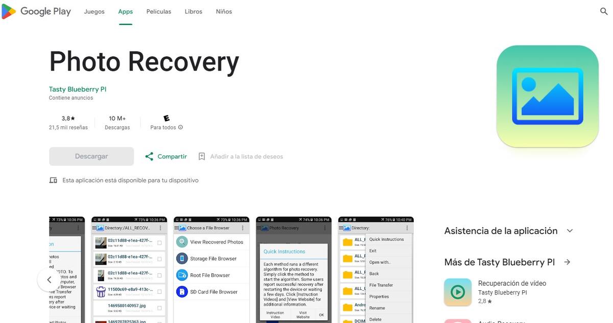 Photo Recovery.