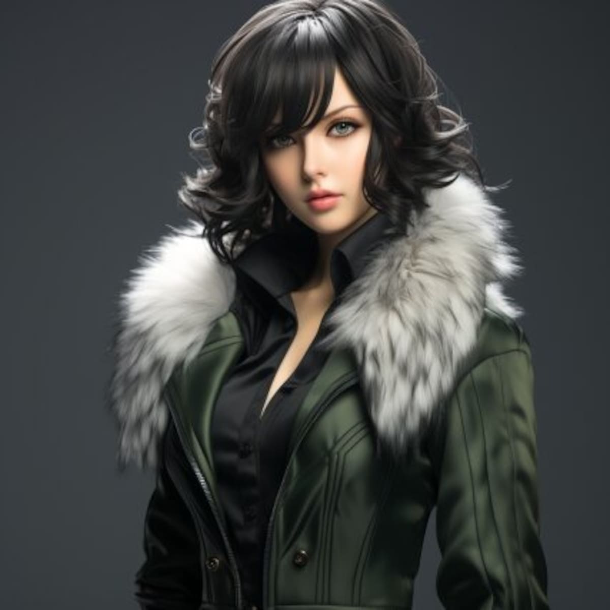 Fubuki de One Punch Man en la vida real según la Inteligencia Artificial