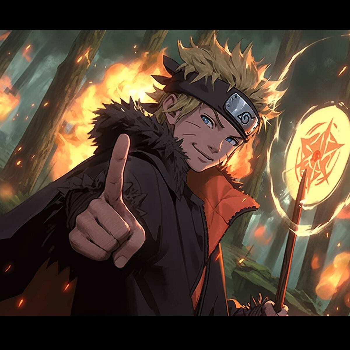 Aunque Naruto no sea muy habilidoso en el mundo ninja, tal parece que no tendría problemas en realizar conjuros en el mundo mágico de Harry Potter
