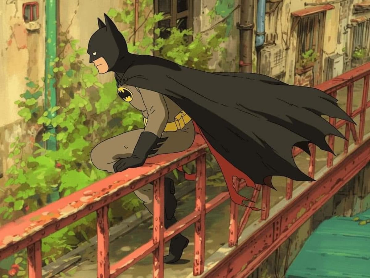 Batman en estilo Ghibli según una IA