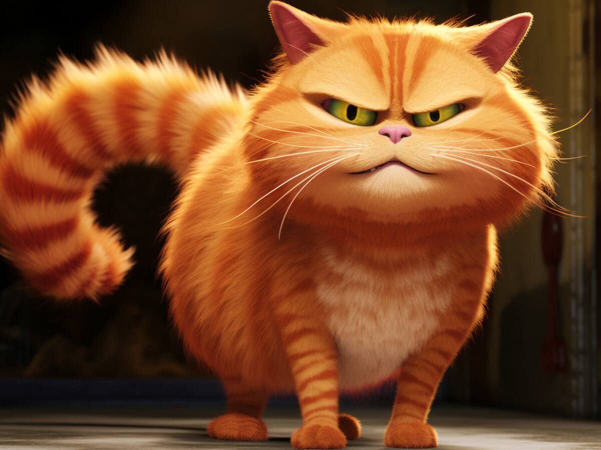 ¿Cómo se vería Garfield en la vida real según la Inteligencia Artificial?