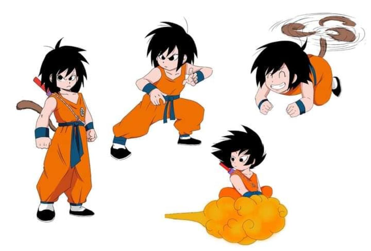 Gokú en su versión femenina en la batalla de los Dioses según una IA