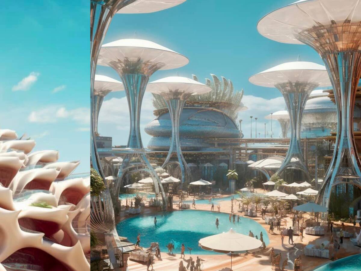 Futuro de la Tierra: Así se vería Cancún en el año 2295 según una inteligencia artificial