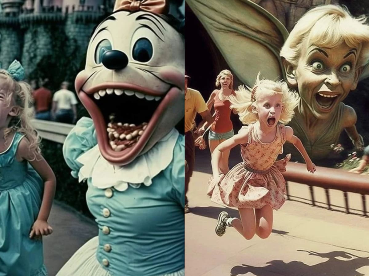 Disney World: Inteligencia artificial lo interpreta como un parque de terror y no de diversiones