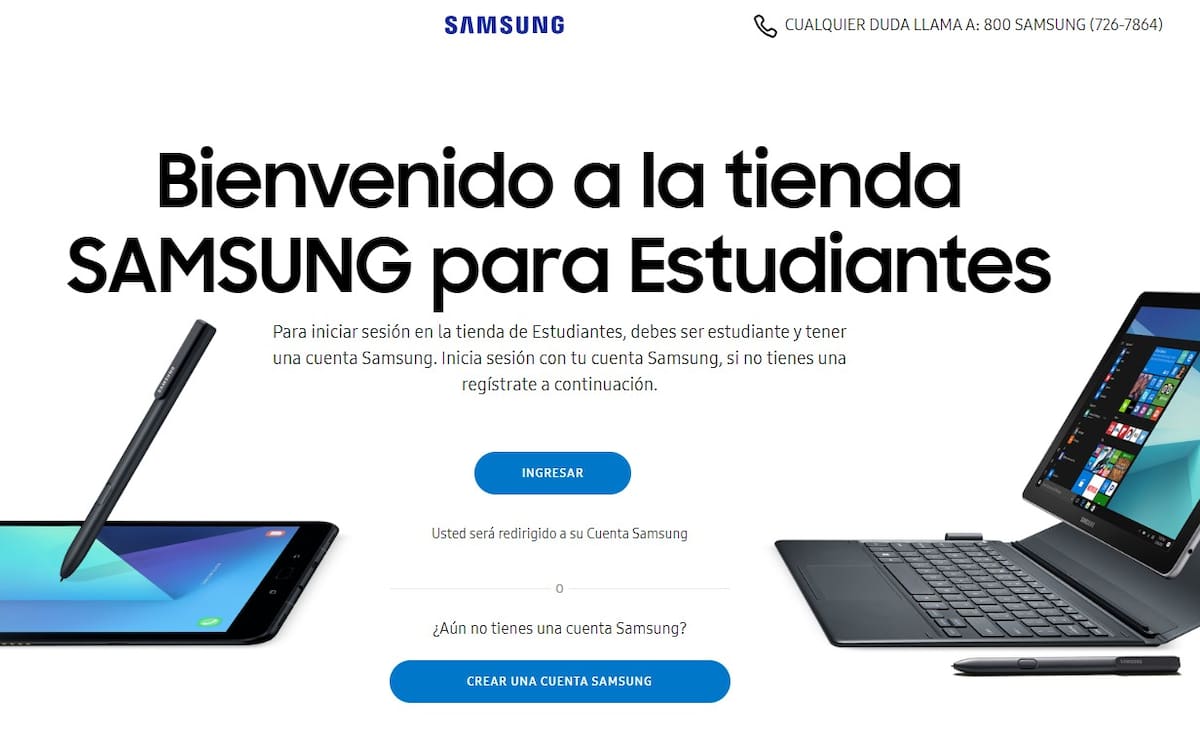 Samsung, como otras empresas tecnológicas, ofrece importantes descuentos para personas que acrediten estar estudiando, aunque cumplir con los requisitos no es obligatorio.