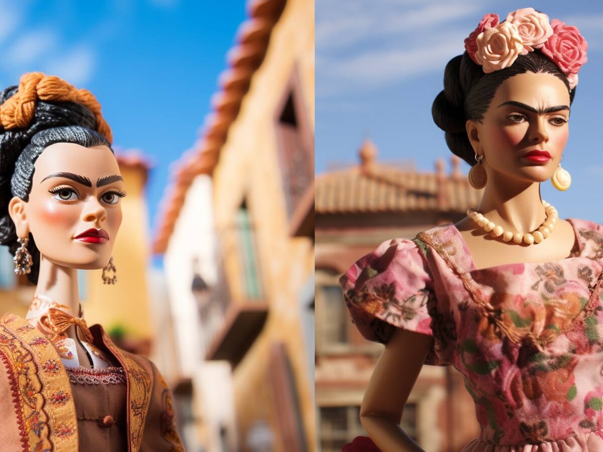 Frida Kahlo: Así se vería en su versión Barbie según una inteligencia artificial