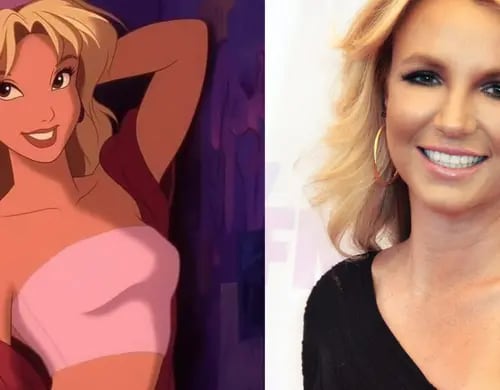 Así se vería Britney Spears si fuese animada por Disney según una inteligencia artificial