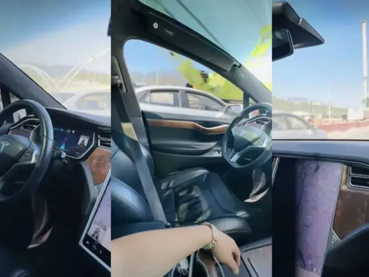 Tesla Monterrey: Joven presume cómo su auto se conduce “solo” en la capital regiomontana (VIDEO)